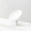 Zuveg SelfDraining Soap Dish Holder For Bathroom & Kitchen Sink, Wall Mounted Stickable Plastic Soap Stand, Soap Box For Bathro