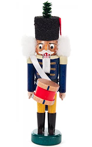 Alexander Taron Dregeno Mini Nutcracker - Drummer - 6" H X 2" W X 2" D