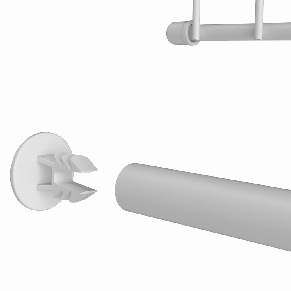 Closetmaid 20810 Superslide Hang Rod End Caps, 200-Pack, White, 200 Piece