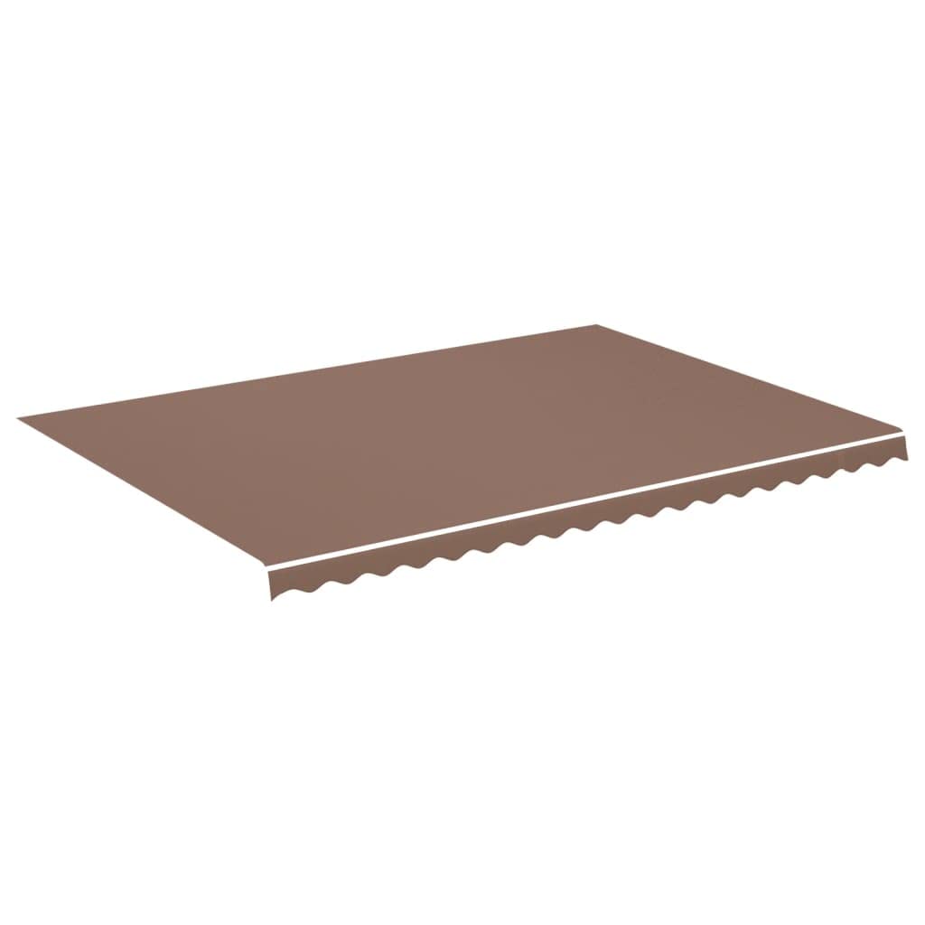 vidaXL Replacement Fabric for Awning Brown 13.1'x11.5'