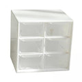 2X9 Drawer Organizer Makeup Household Underwear Sundries Storage Divider White