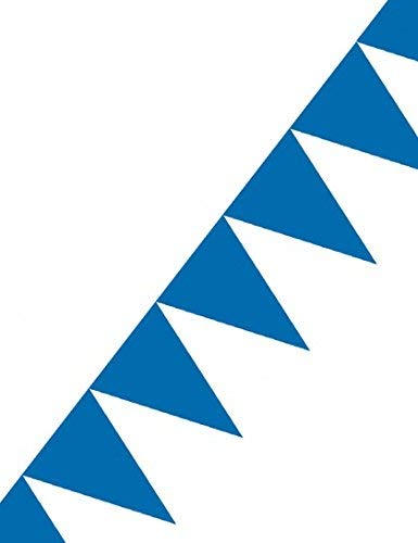 Paper Pennant Banner | Bright Royal Blue | Party Decor