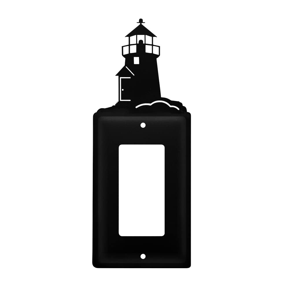 Village Wrought Iron Lighthouse Single GFCI Cover