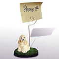 Cocker Spaniel Blonde Memo / Photo Holder