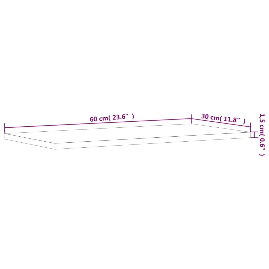 vidaXL Engineered Wood Bookshelf Boards - 8-Pack, Gray, 23.6x11.8x0.6 - Versatile, Compact & Easy to Clean - Perfect for Additional Storage or Replacement Boards