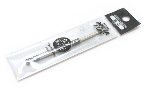 Uni Power Tank Smart Series High Grade Ballpoint Pen Refill - 0.7 Mm - Black