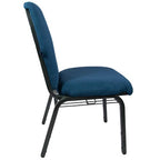 Flash Furniture Advantage Navy Discount Church Chair - 21 In. Wide