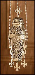 ORNATE HANGING INCENSE BURNER