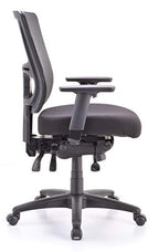 Eurotech Seating Mfst5455-Blkm Office Chairs, Black