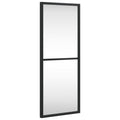 vidaXL Wall mirrors 2 pcs Black 100x60cm metal