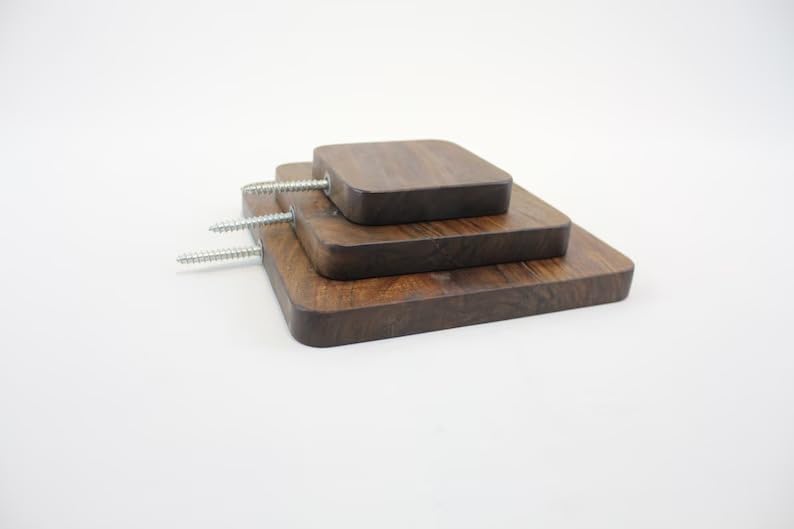 MYLAWOOD Walnut Floating Shelves  Custom Wood Floating Shelf