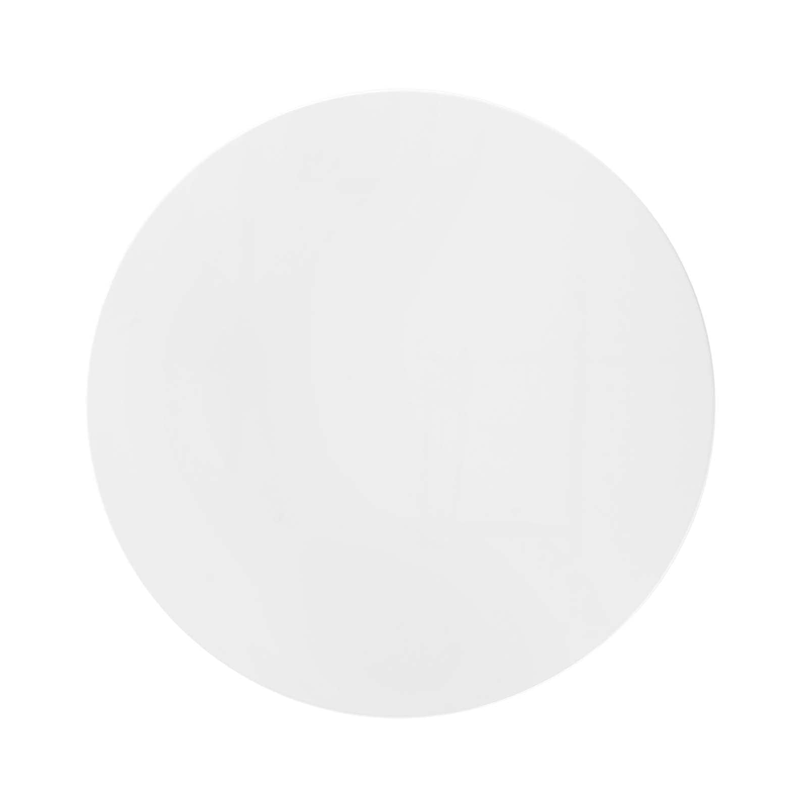 Modway Lippa 36" Round Wood Dining Table, White Top, Black Base