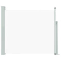 vidaXL Retractable Side Awning for Patio, Terrace, Balcony - Durable Privacy Screen, UV & Tear- Polyester, Easy Assembly, Cream 