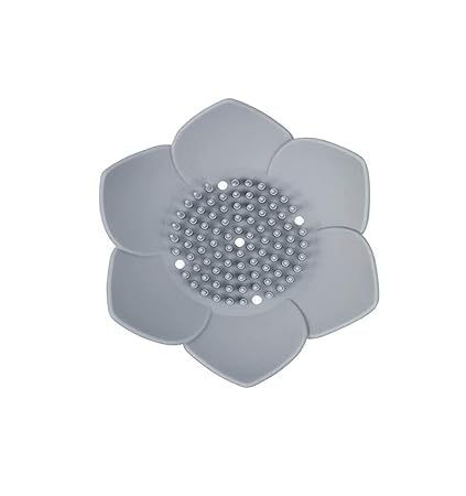 Qualiza Silicone Soap Box Holder For Bathroom | Flower Soap Drain Soap Tray  Multi Color