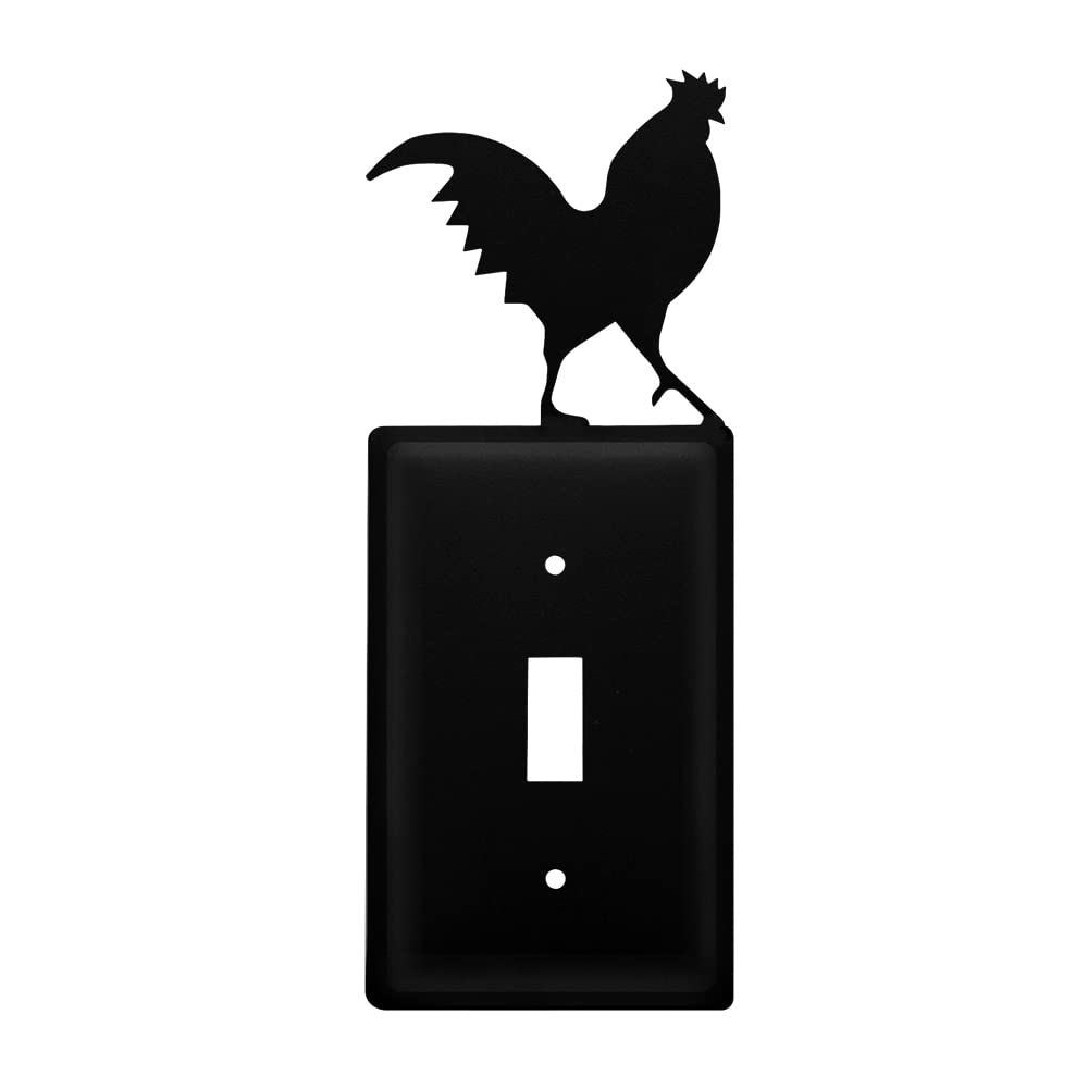 Village Wrought Iron Rooster Switch Cover
