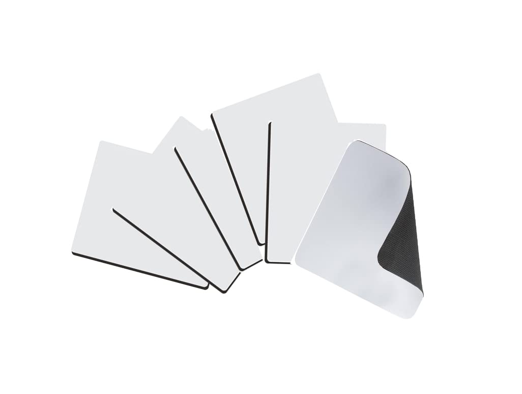 6 Pieces Blanks Square Rectangular Rubber Base Fabric Surface Mouse Pads Sublimation Heat Thermal Transfer Mouse Pad 22 X 18 X 0