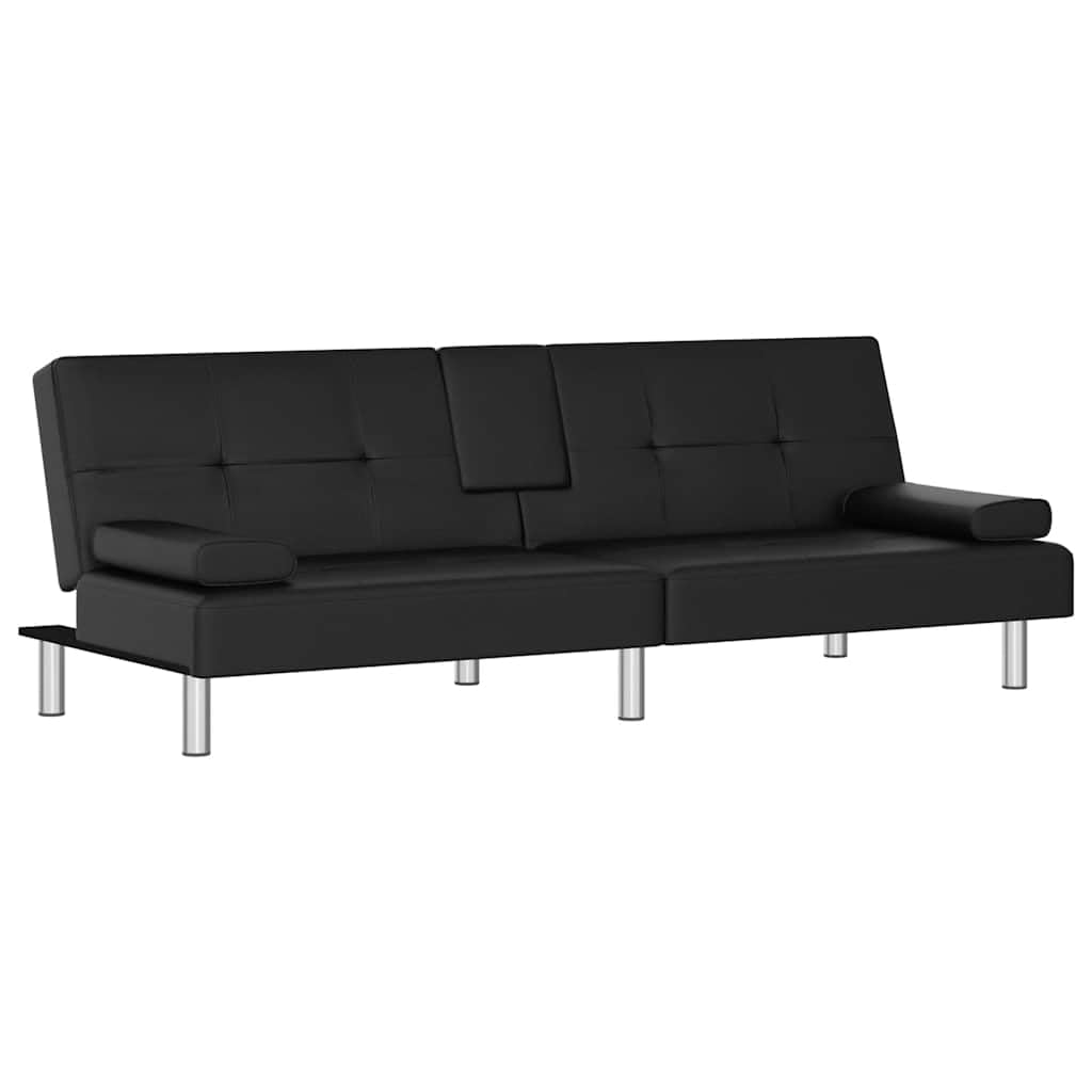 vidaXL Sofa Bed in Black
