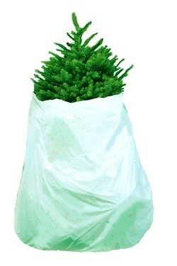 Jumbo Christmas Tree Removal Bag and Skirt White Xtra Large 144 x 90 1.2 ML Heavy Duty