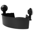 BS Case Ikeaa TISKEN Corner Shelf with Suction Cup, 30 x 20 x 17 cm, Black, NoTool Installation