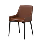 Neos Modern Furniture Dining Chairs, Cognac