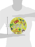 Amscan Epic Party Round Plates, 9'', 8 Pcs, Party Favor
