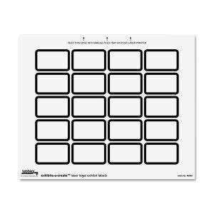 Tab48090 - Tabbies Exhibit-U-Create Label