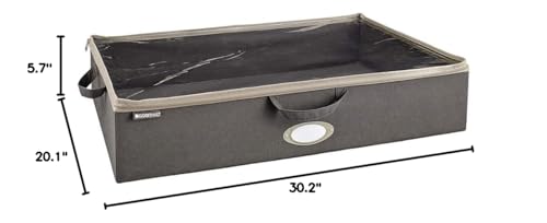 Closetmaid 31495 Under-Bed Fabric Storage Bag, Gray