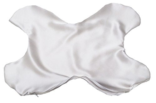 Save My Face Pillow The Original Anti-Wrinkle Pillowette Additional Le Grand Pillowcase (White, Silk)