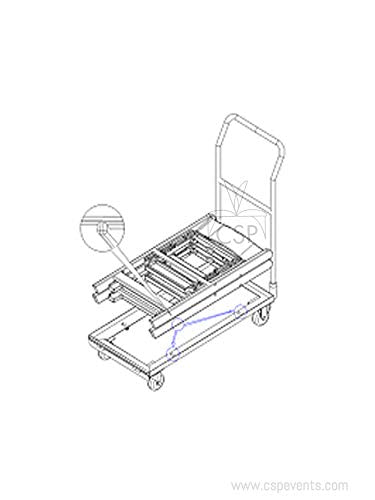 Commercial Seating Products Dolly Chairs, Metal