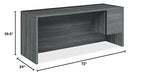 HON 10500 Series Right Credenza, Sterling Ash