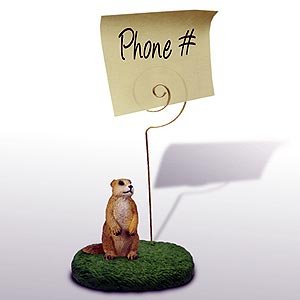 Prairie Dog Note Holder