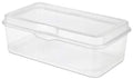 Sterilite Large FlipTop, Stackable Small Storage Bin with Hinging Lid, Plastic Container to Organize Desk at Home, Classroom, Of