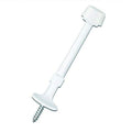 10 Pack - Designers Impressions White Lite Duty Rigid Door Stop : 7778