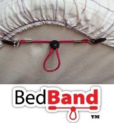 Bed Band Bed Sheet Holder Gripper Suspender Strap Black 1 Pack