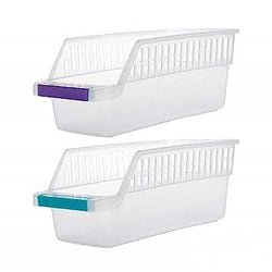 Feeling Mall Fridge Storage Basket, Kitchen Cupboard Organiser Storage Basket, Fruit Storage Containers For Fridge Kitchen Cupbo