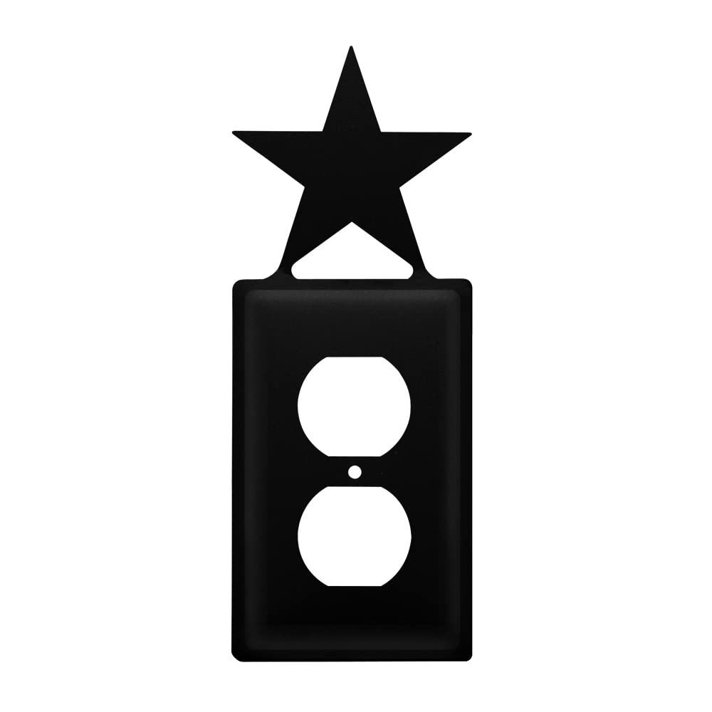 Village Wrought Iron Star Outlet Cover