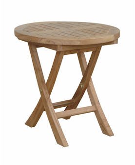 Anderson Teak TB-2020R Montage Round Side Table, 20"