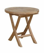 Anderson Teak TB-2020R Montage Round Side Table, 20"