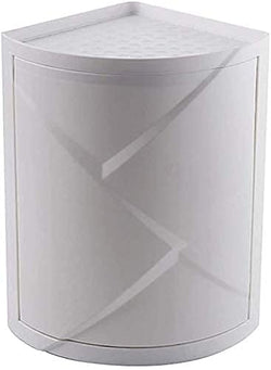 Olpad Abs Bathroom Rotating Triangle Storage Rack,Bathroom Corner Shelf,360 Degree Rotating MultiFunction Organizer,Corner Show