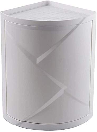 Olpad Abs Bathroom Rotating Triangle Storage Rack,Bathroom Corner Shelf,360 Degree Rotating MultiFunction Organizer,Corner Show