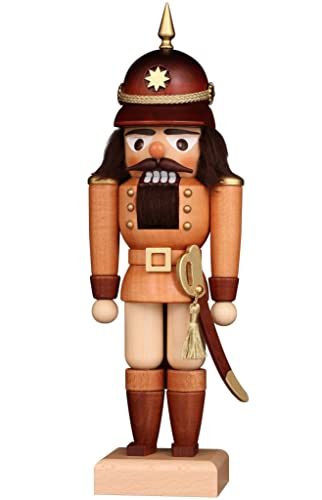 Alexander Taron Christian Ulbricht Nutcracker - Policeman (Natural) - 11.5" H X 3.75" W X 3" D