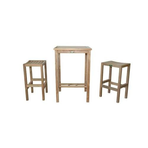 Anderson Teak Bahama Montego 3-Pieces Square Bar Set