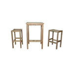 Anderson Teak Bahama Montego 3-Pieces Square Bar Set