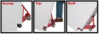 Fastcap Speedollie 250-Pound Capacity Speed-Dolly, Red