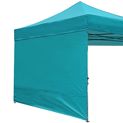 Abccanopy Instant Canopy Sunwall 10X10 Ft, 1 Pack Sidewall Only, Turquoise