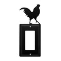 Village Wrought Iron Rooster Single GFCI Cover