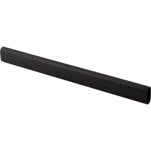 10 Matte Black 19/32x13/16x92 Oval Steel Closet Rods