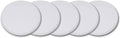 Litepak 5 Pack - Door Knob Protector | Door Bumpers 3 ' Door Knob Guard Plastic Self Adhesive Prevents Door Handle Damage, Whit
