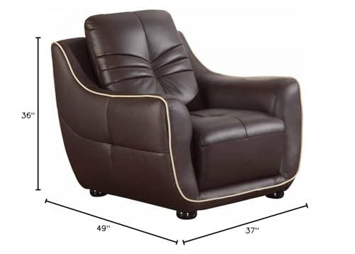HomeRoots Brown Chair
