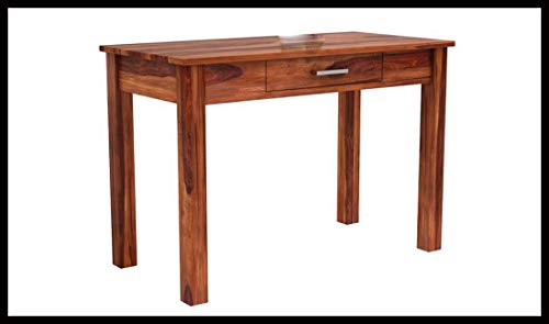 Jeen Wood Wood Wooden Study Desk Table Laptop Computer Table With 1 Drawers And Teak Wood Study Desk Students With 1 Chair Compu